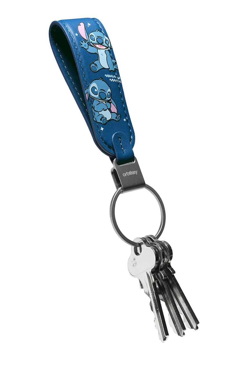 Orbitkey μπρελόκ από φυσικό δέρμα 3,5 x 1,6 x 11,8 cm ELK1.STI.509 πολύχρωμο ONE SIZE