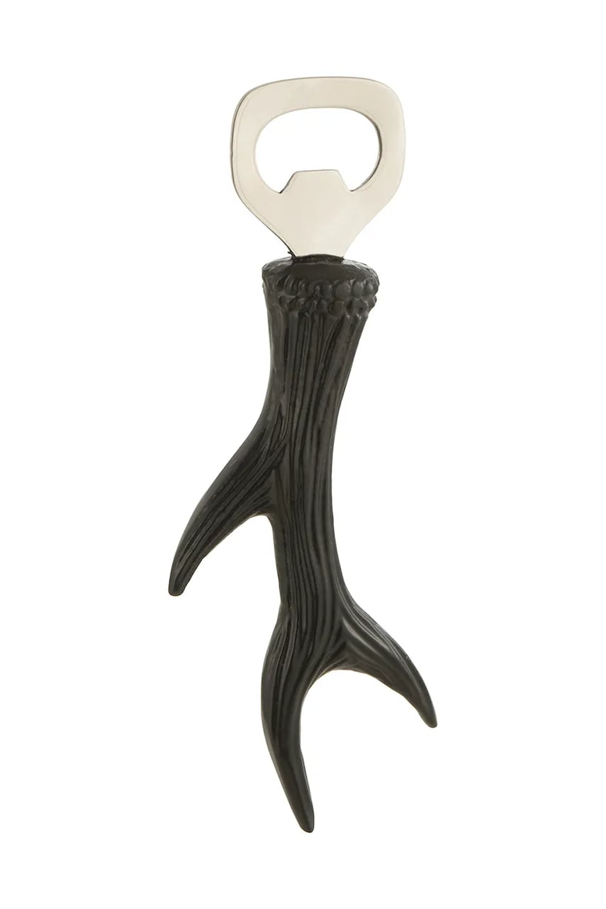 Открывалка для бутылок J-Line Antler цвет чёрный Открывалка для бутылок J-Line Antler цвет чёрный