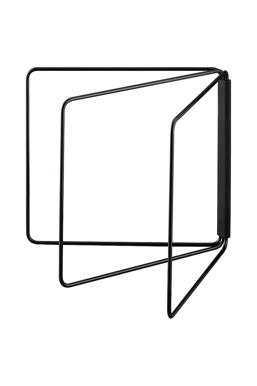 Yamazaki cuier pentru accesorii de bucatarie Tower culoarea negru Yamazaki cuier pentru accesorii de bucatarie Tower culoarea negru