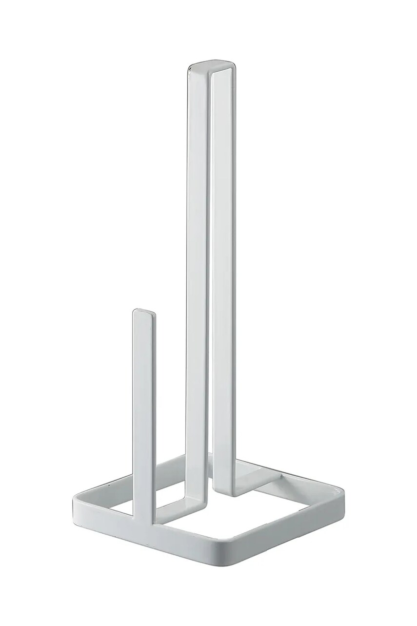 Yamazaki suport pentru prosoape de bucătărie Tower culoarea alb