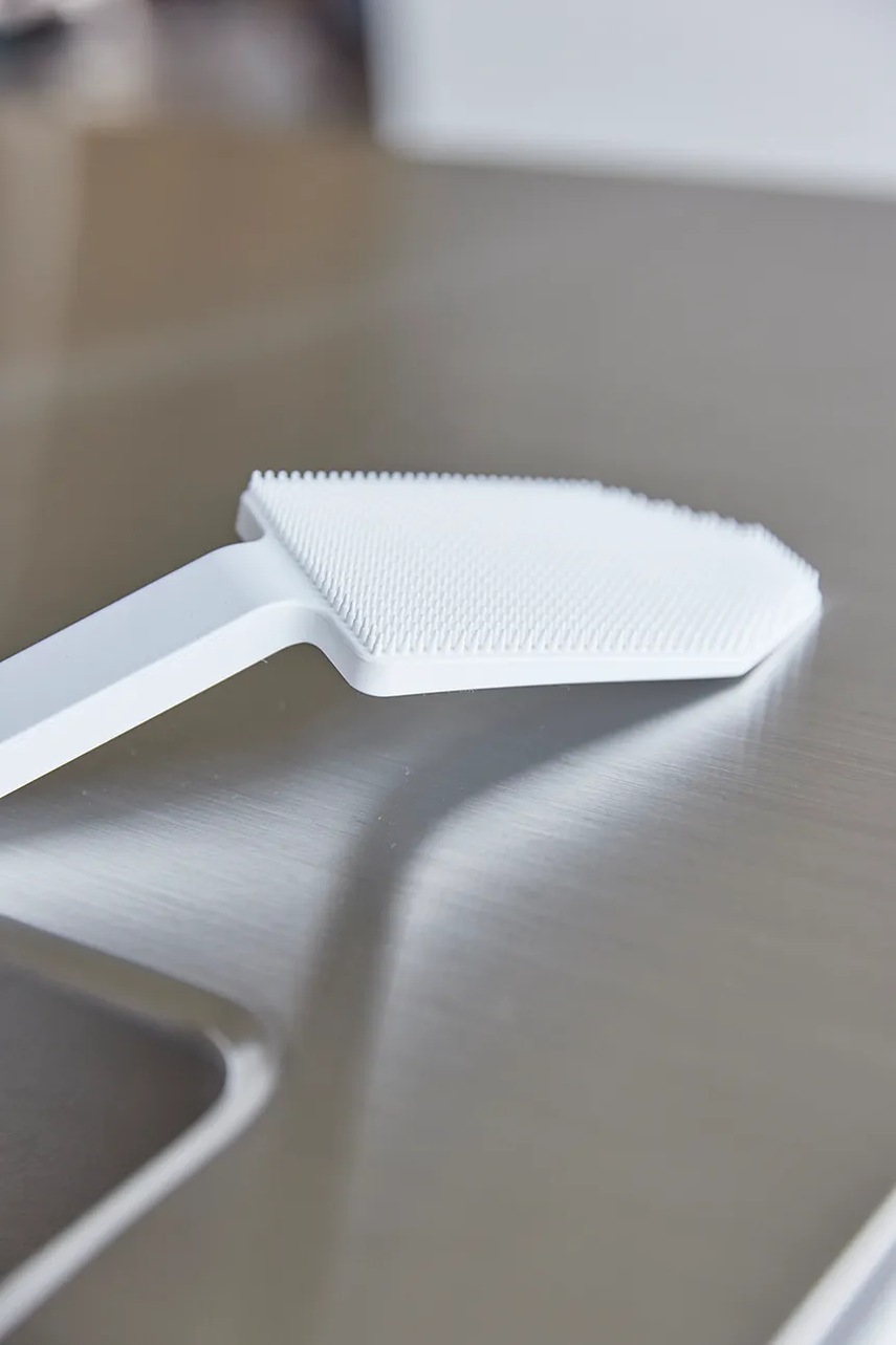 Βούρτσα πιάτων Yamazaki Tower χρώμα: άσπρο φωτογραφία