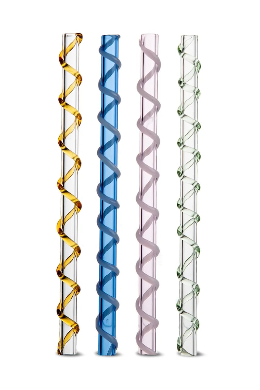 Byon set de paie cu o perie Celebrate 4-pack