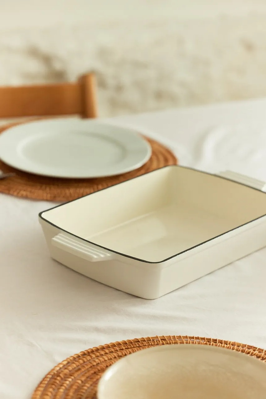 Πυρίμαχο πιάτο Calma House Nonna χρώμα: άσπρο φωτογραφία