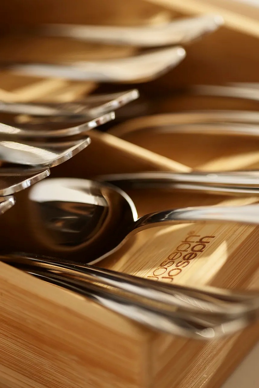 Οργανωτής μαχαιροπήρουνων Joseph Joseph DrawerStore™ χρώμα: μπεζ φωτογραφία