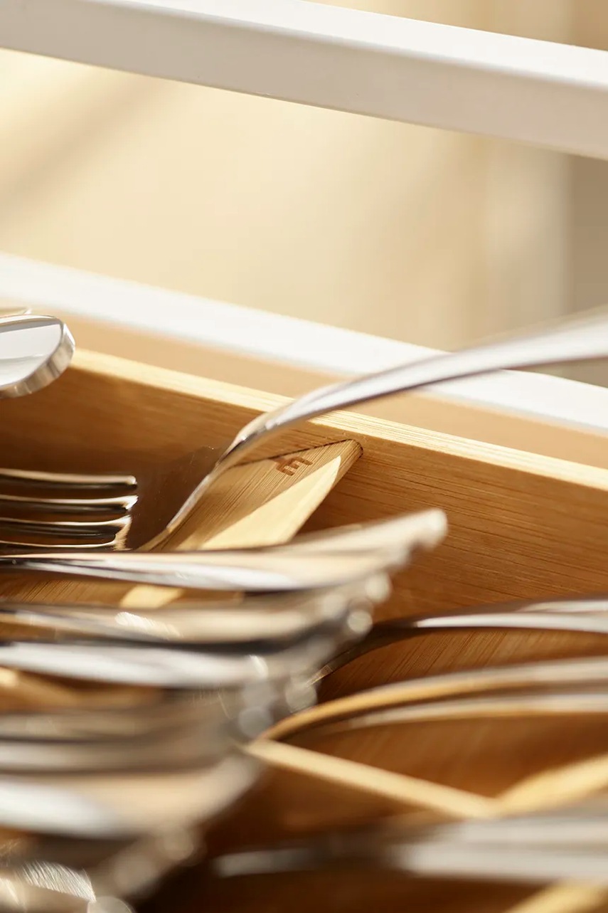 Οργανωτής μαχαιροπήρουνων Joseph Joseph DrawerStore™ χρώμα: μπεζ φωτογραφία