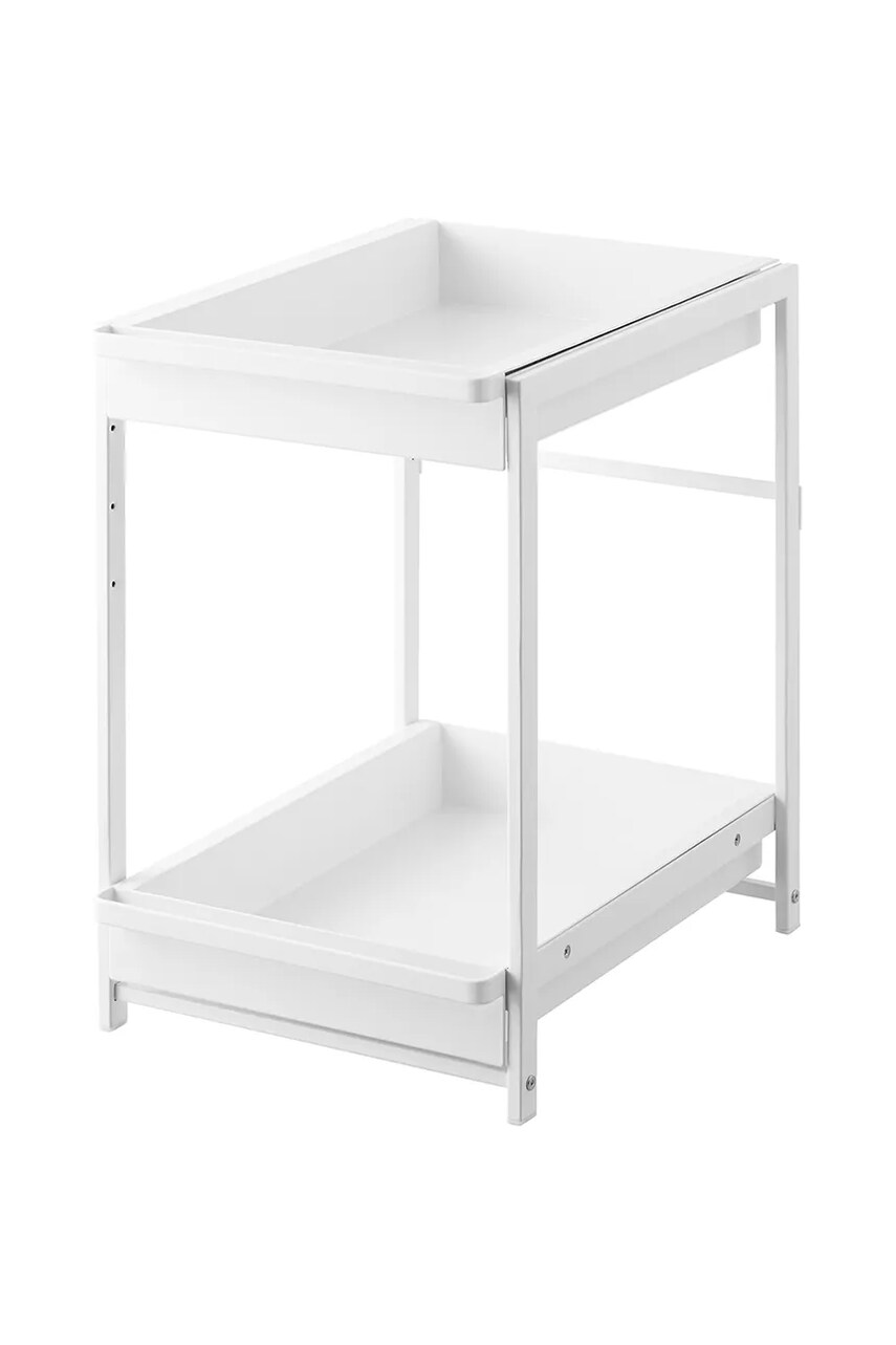Yamazaki organizator pentru chiuvetă Tower 2 culoarea alb