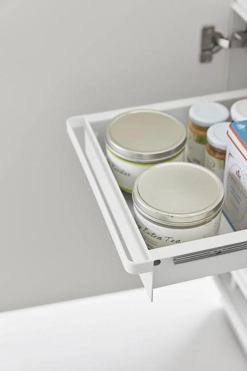 Οργανωτής για κάτω από τον νεροχύτη Yamazaki Tower 2 χρώμα: άσπρο φωτογραφία