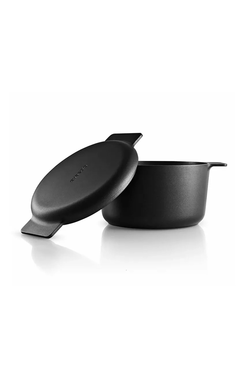 Κατσαρόλα με καπάκι Eva Solo Nordic kitchen 3 L χρώμα: μαύρο φωτογραφία
