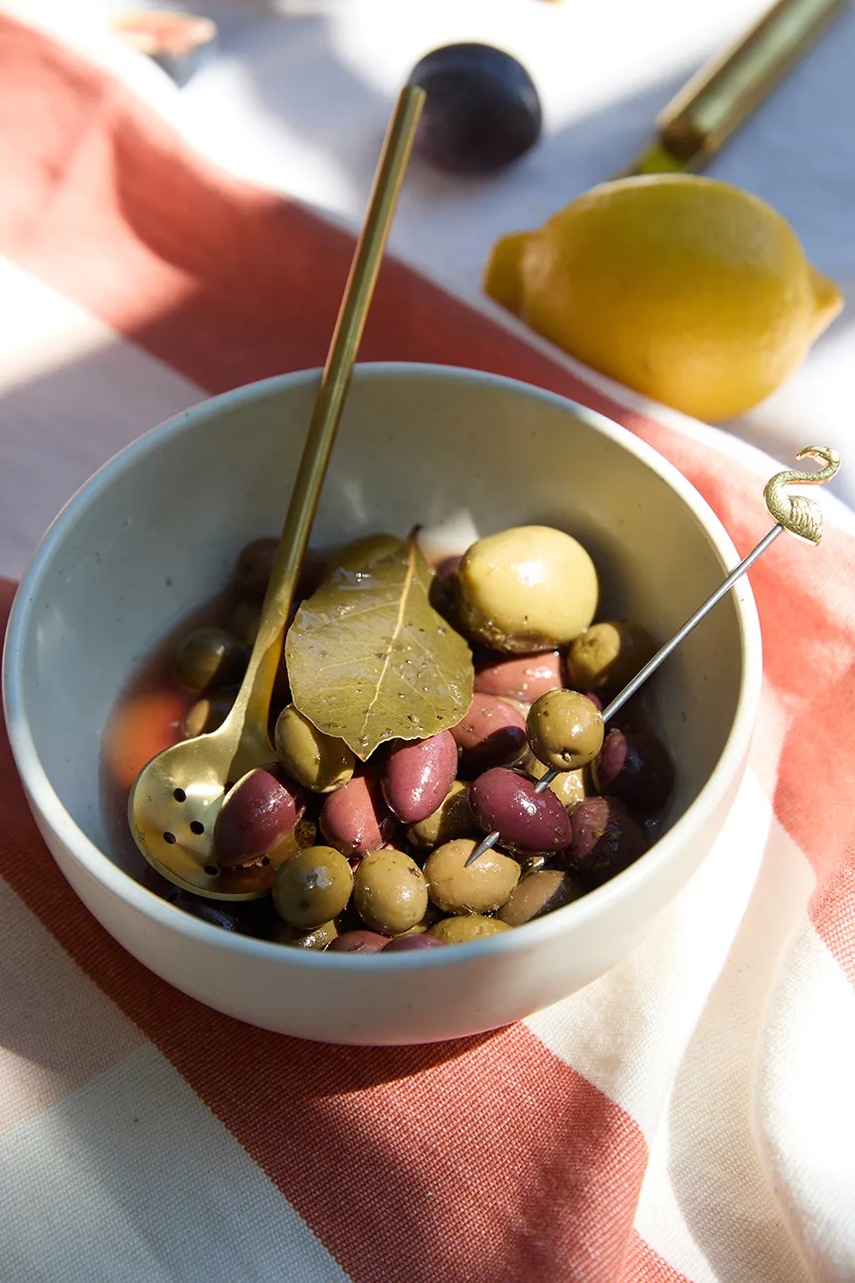 Σετ μπάρμαν Here's How The Bertie 20 cm χρώμα: κίτρινο φωτογραφία