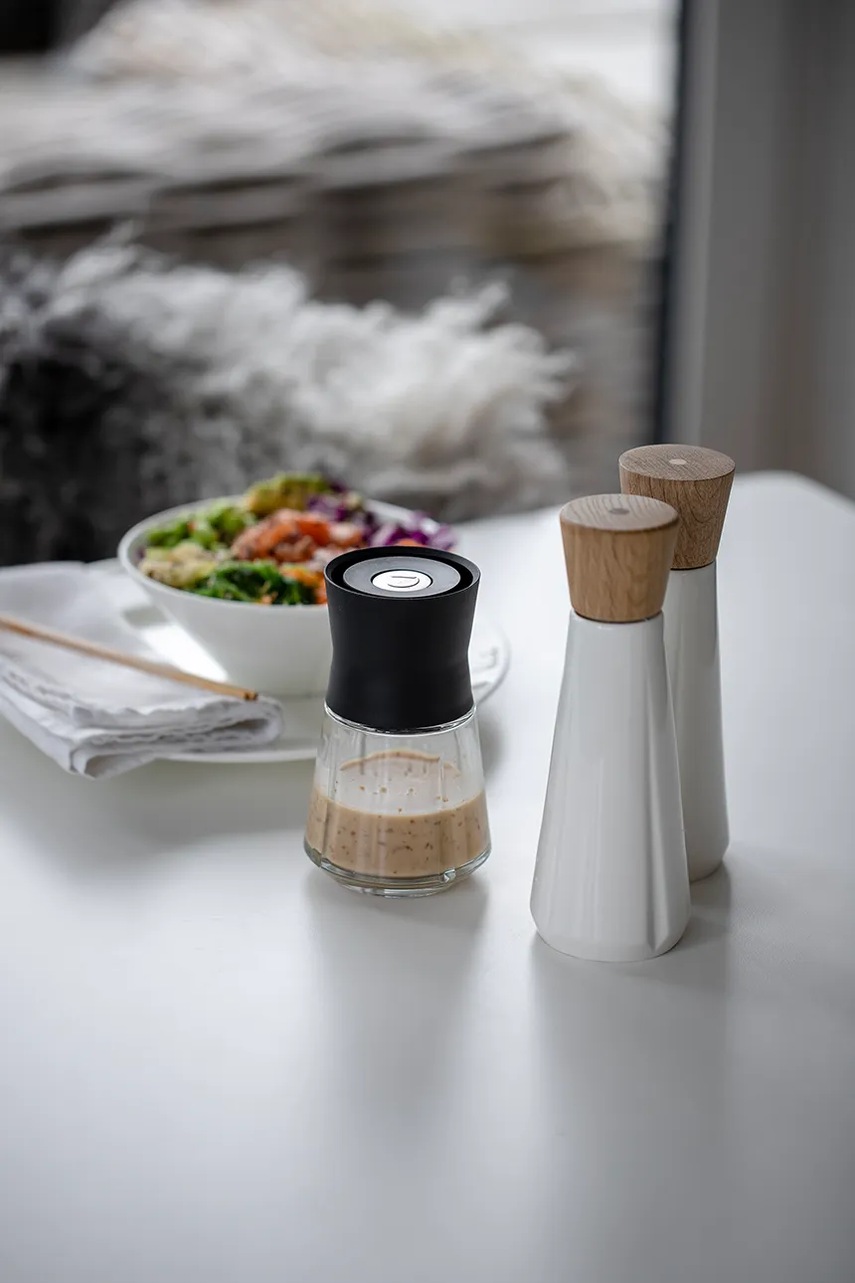 Μύλος αλατιού Rosendahl Salt mill 19 cm χρώμα: άσπρο φωτογραφία