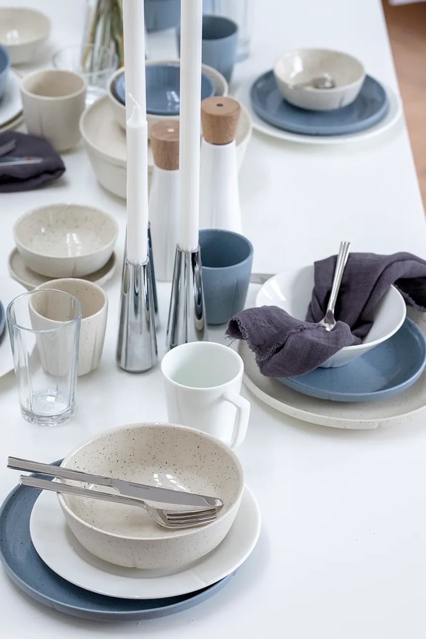 Μύλος αλατιού Rosendahl Salt mill 19 cm χρώμα: άσπρο φωτογραφία