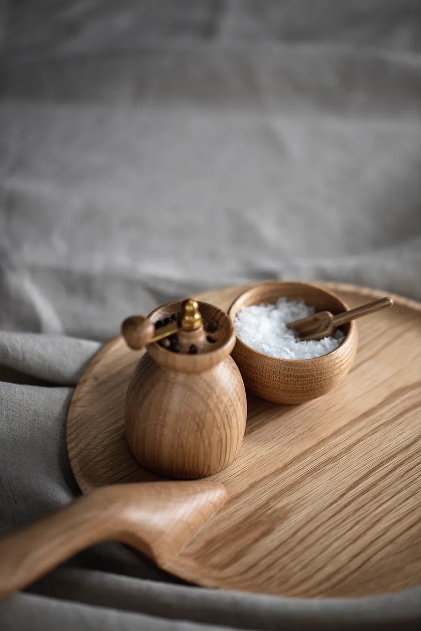 Μύλος πιπεριού Kay Bojesen Pepper 9,5 cm χρώμα: μπεζ φωτογραφία