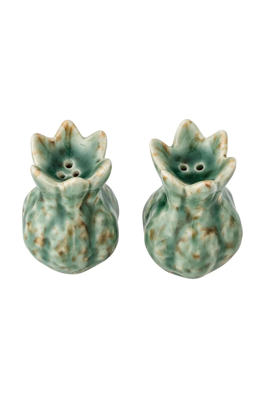 Αλατιέρα και πιπεριέρα Bloomingville Cyrill 30 ml χρώμα: πράσινο φωτογραφία