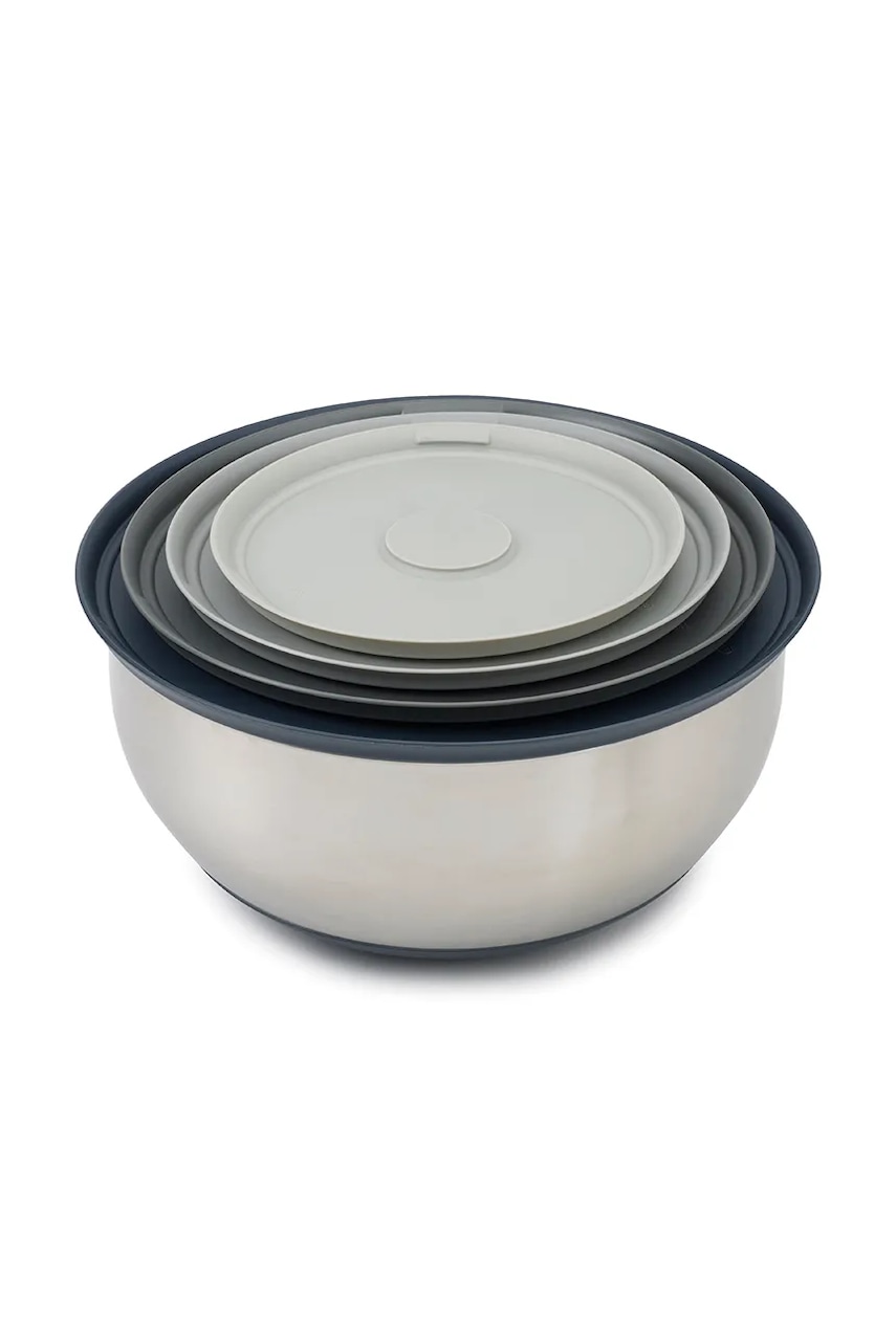 Joseph Joseph set recipiente de depozitare cu capace Nest Prep&Stor 1,5 / 2,1 / 3,8 / 5 L 4-pack culoarea gri