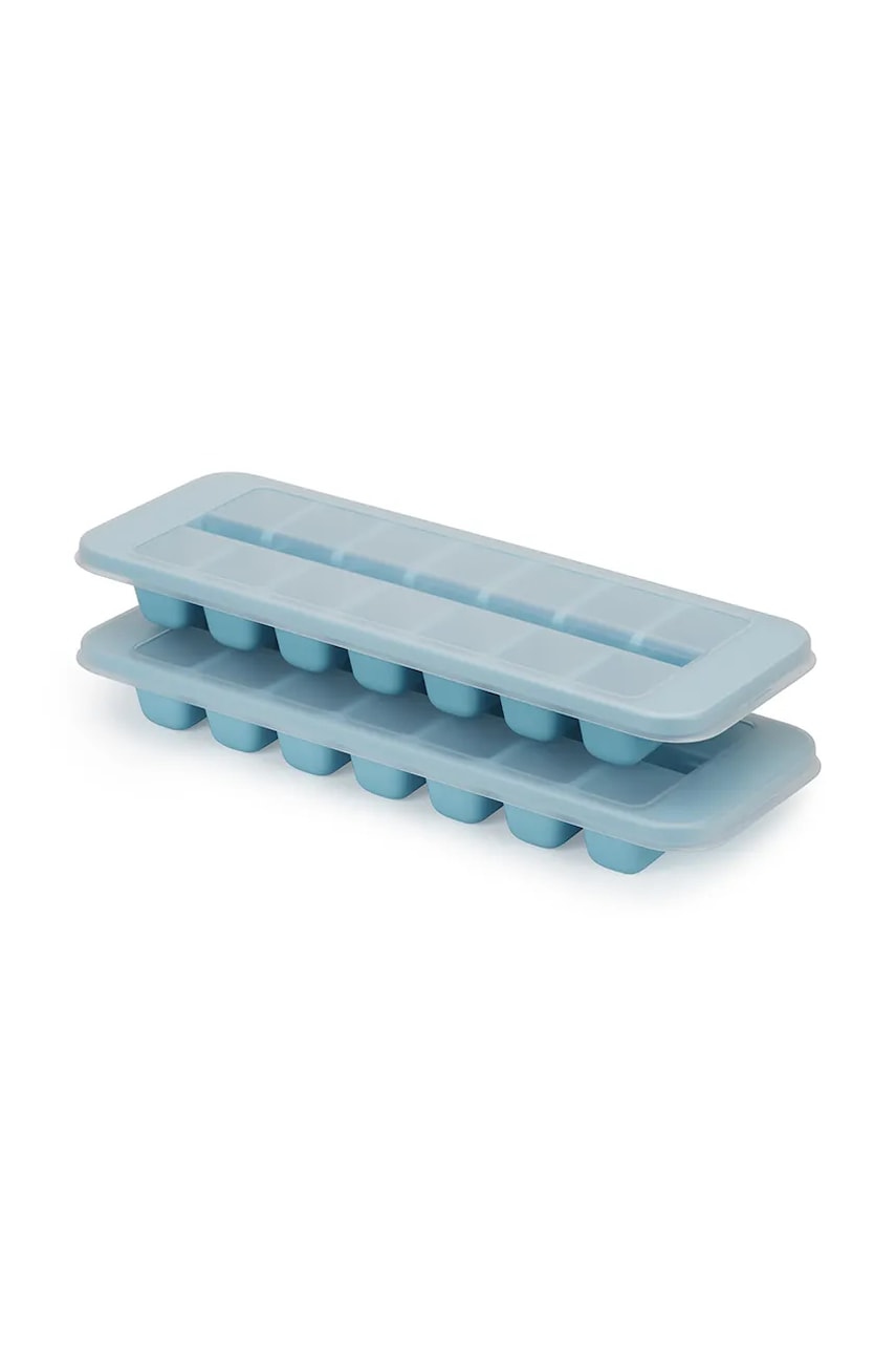 Levně Forma na ledové kostky Joseph Joseph Flow™ 22,2 x 13 x 5,7 cm 2-pack tyrkysová barva