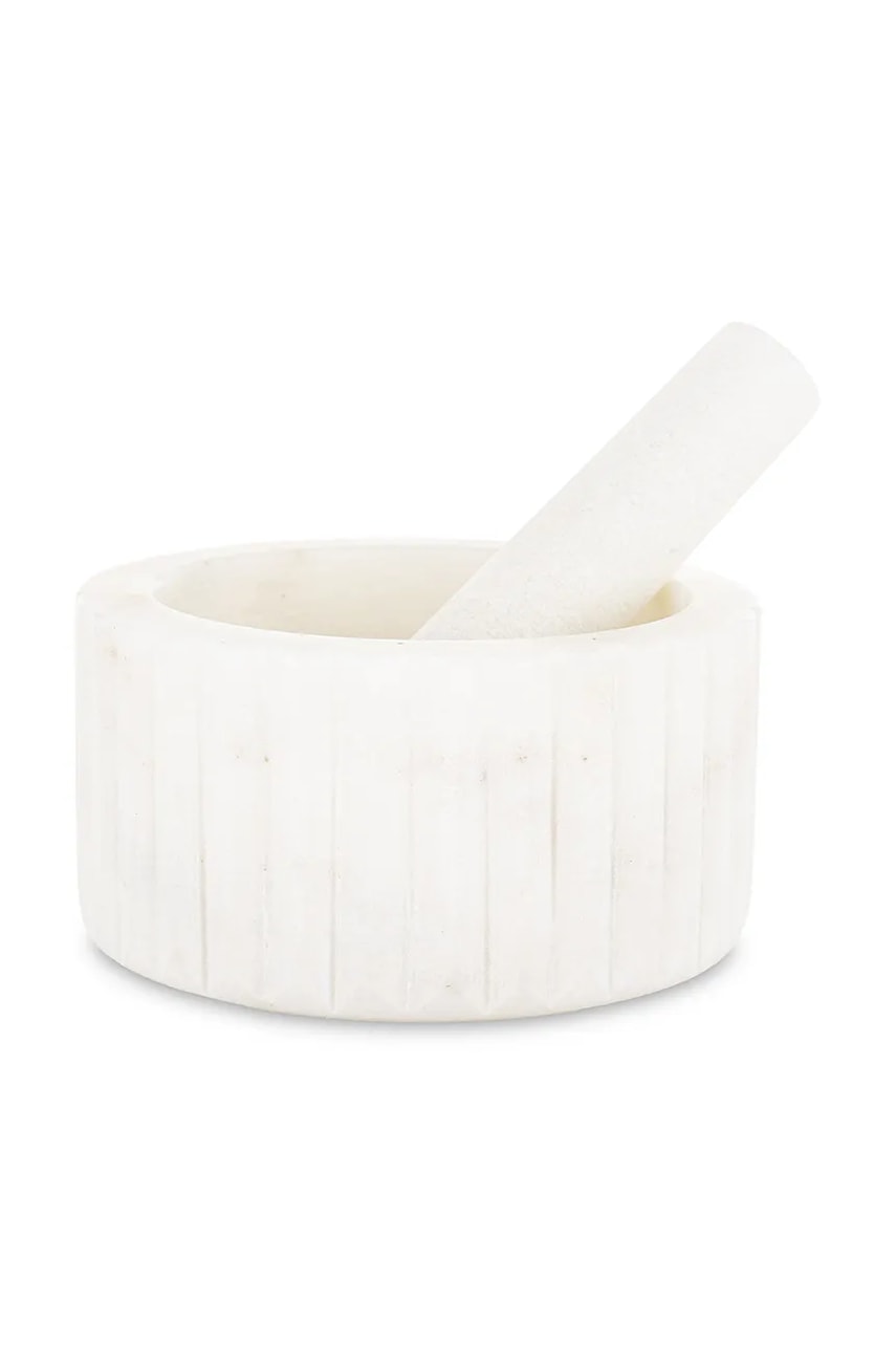 mojar 14 x 13 x 13 cm culoarea alb