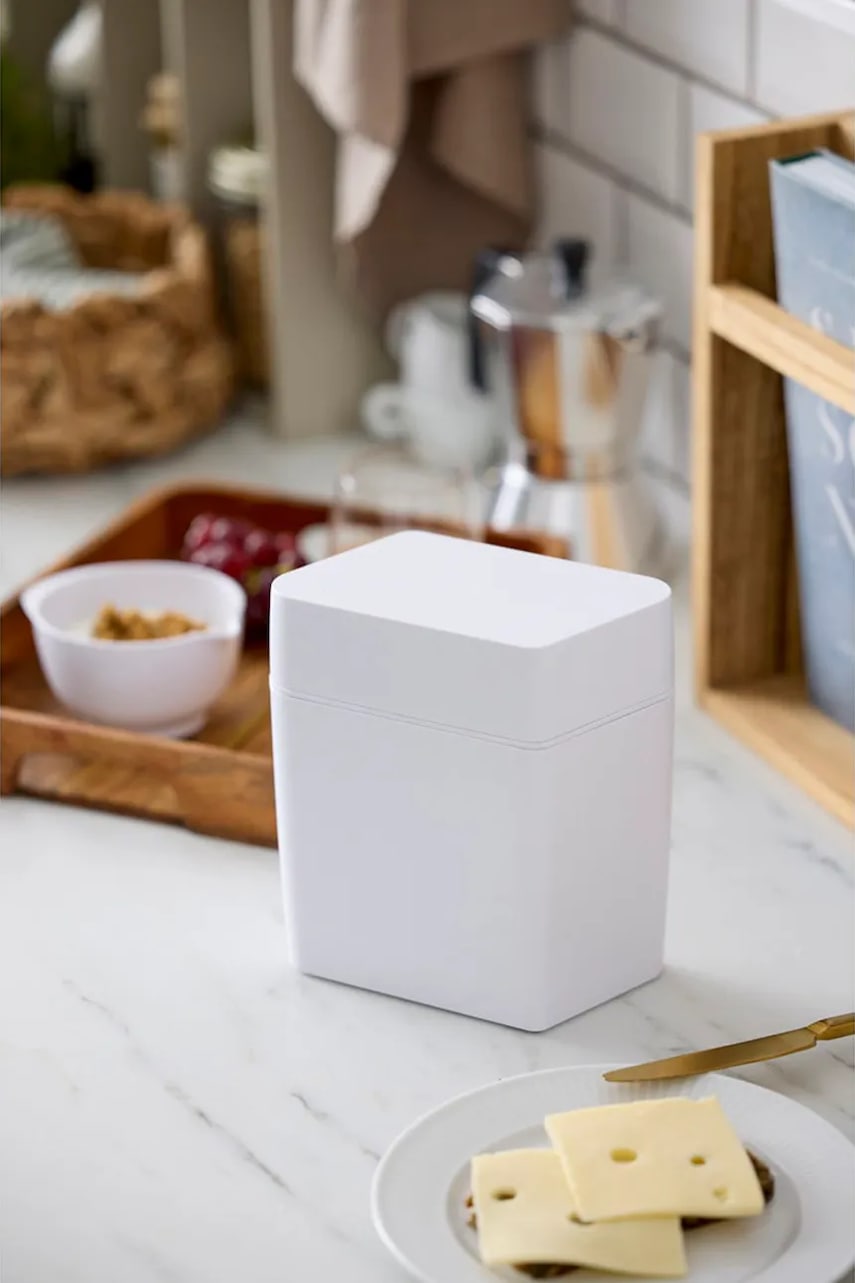 Δοχείο για τυρί με κόφτη Rosti 16,5 x 10 x 19 cm χρώμα: άσπρο φωτογραφία