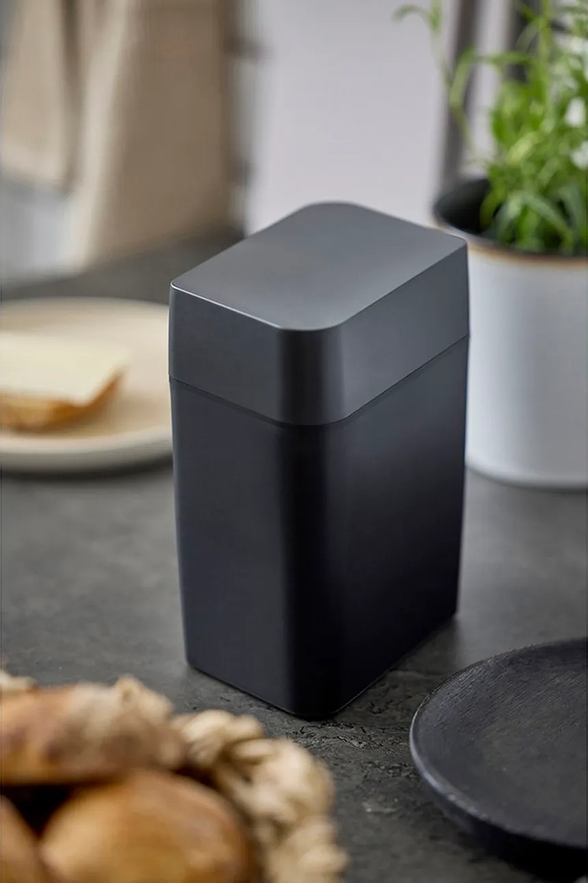 Δοχείο για τυρί με κόφτη Rosti 16,5 x 10 x 19 cm χρώμα: μαύρο φωτογραφία