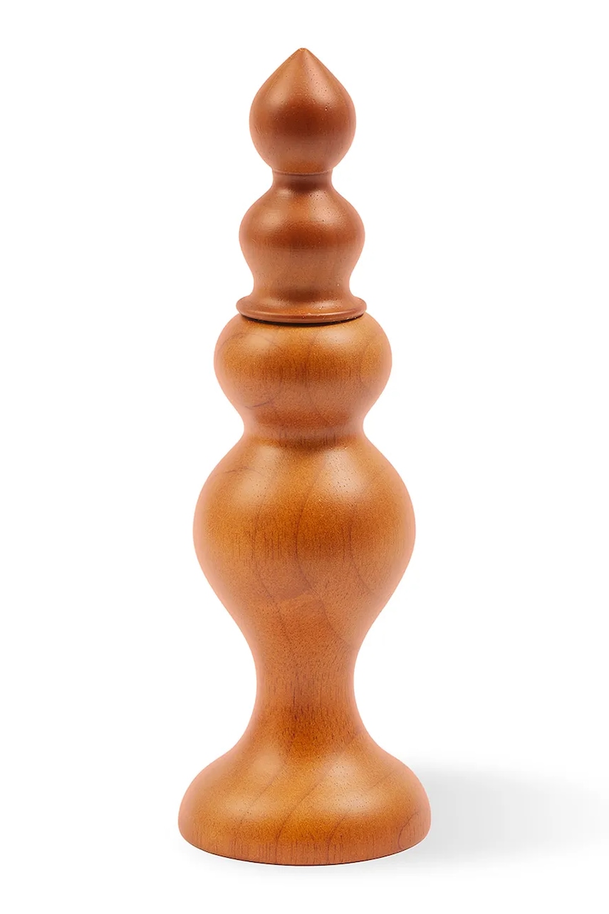 Pols Potten zestaw młynków do soli i pieprzu z drewna kauczukowego 8 x 24,8 cm