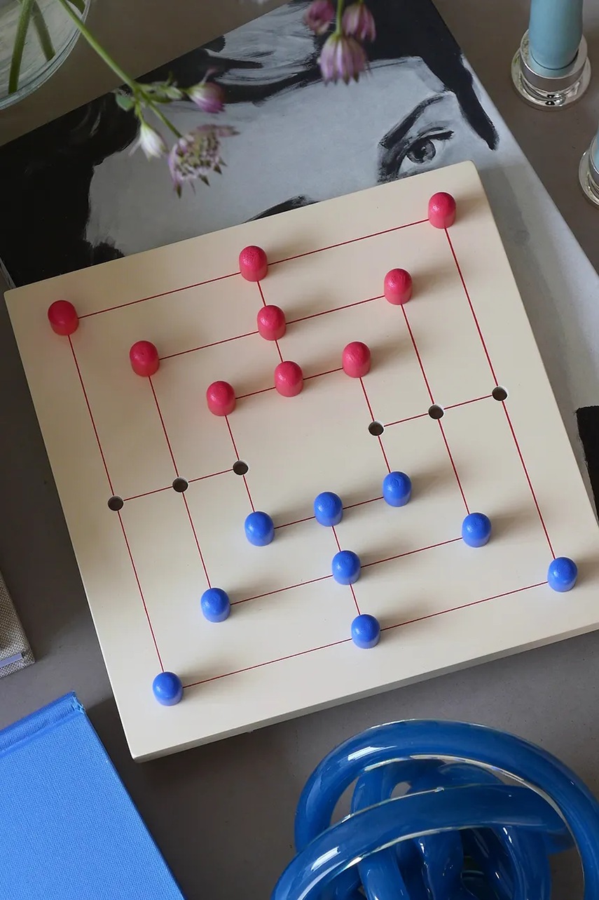 Παιχνίδι Printworks Nine Men's Morris χρώμα: πολύχρωμο φωτογραφία