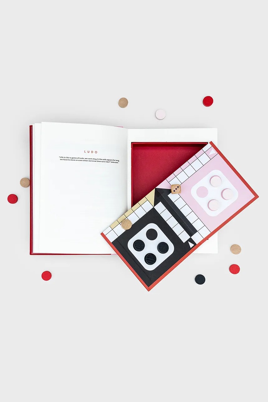 Επιτραπέζιο παιχνίδι - ludo Luckies of London The Games Library: Ludo In A Book χρώμα: πολύχρωμο φωτογραφία