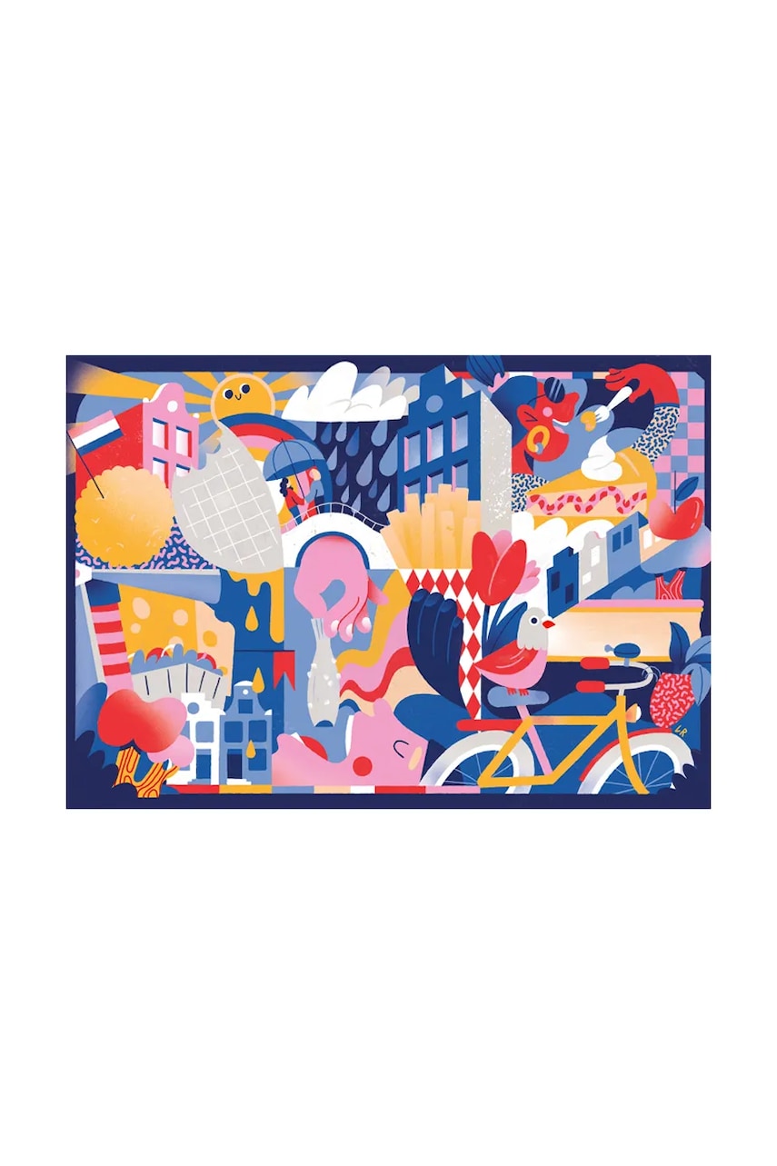 Levně Puzzle Balvi Amsterdam 1000 pcs více barev