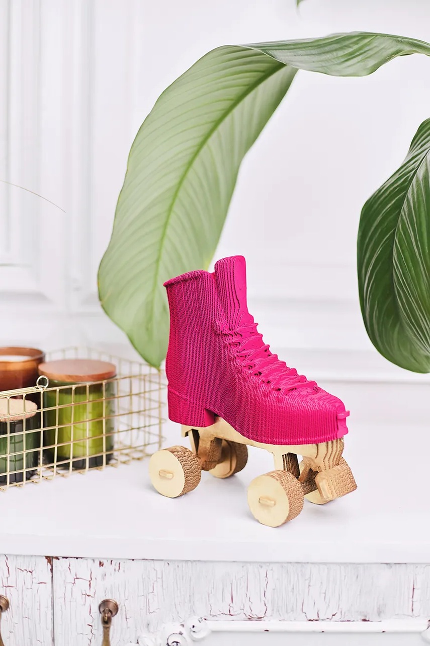 3d παζλ Cartonic Roller Skate 31,5 x 21,5 x 6 cm χρώμα: μπεζ φωτογραφία