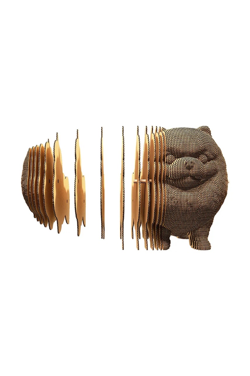 3d παζλ Cartonic Pomeranian 16 x 14 x 10 cm χρώμα: μπεζ φωτογραφία