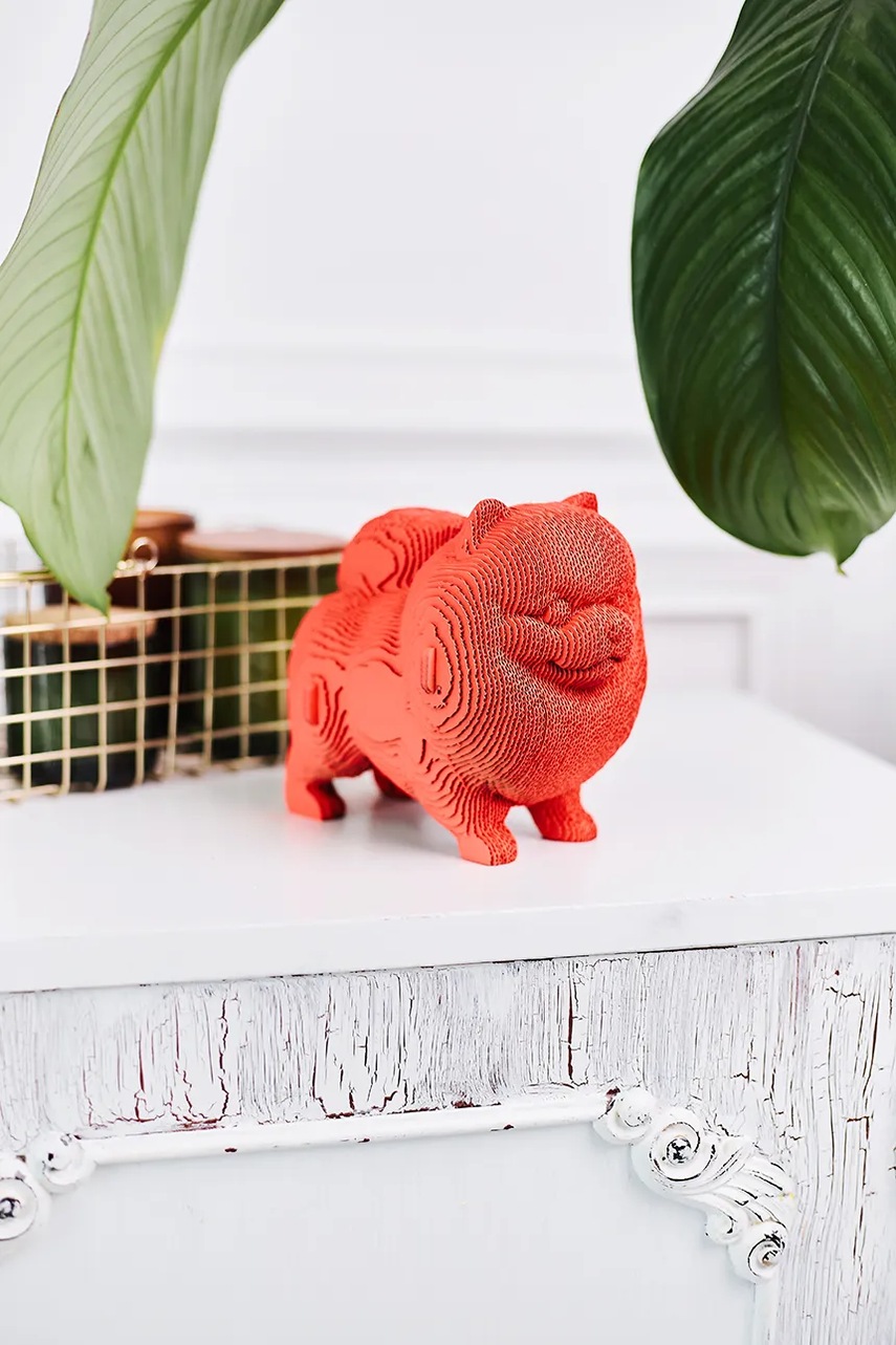 3d παζλ Cartonic Pomeranian 16 x 14 x 10 cm χρώμα: μπεζ φωτογραφία