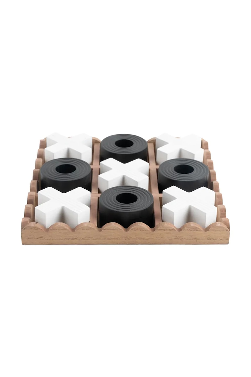 Levně Stolní hra - piškvorky Present Time Tic Tac Toe 18,5 cm více barev