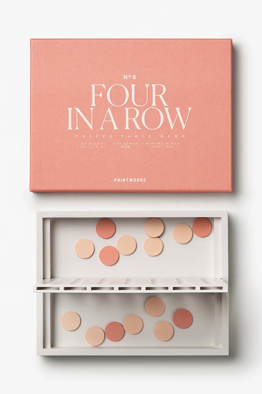 Strategická hra Printworks Four In A Row 26 x 20 cm