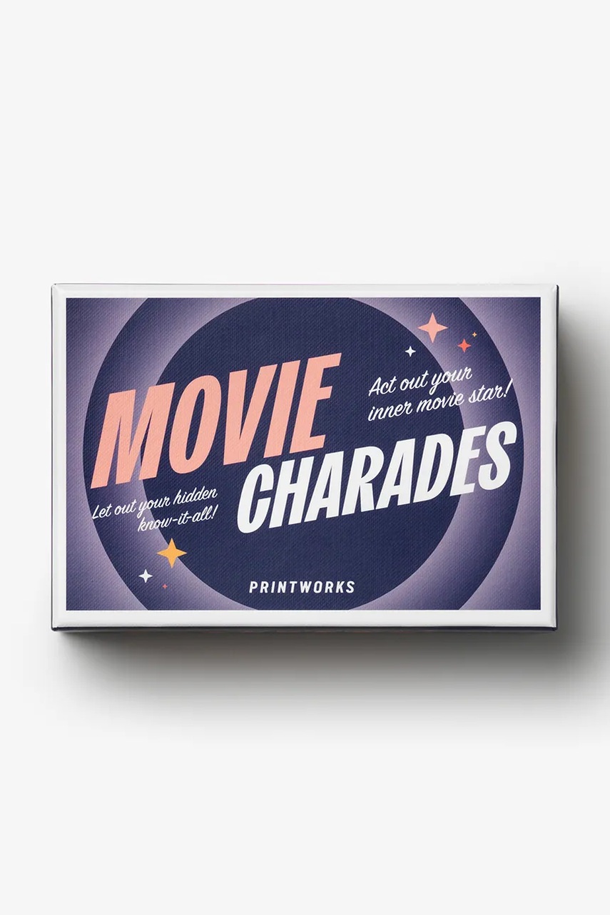 Παιχνίδι λέξεων Printworks Movie Charades 10 x 15 x 5 cm φωτογραφία