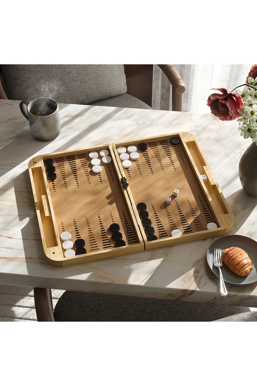 Επιτραπέζιο παιχνίδι Umbra Blitz Backgammon 14,75 x 9,6 x 2 φωτογραφία