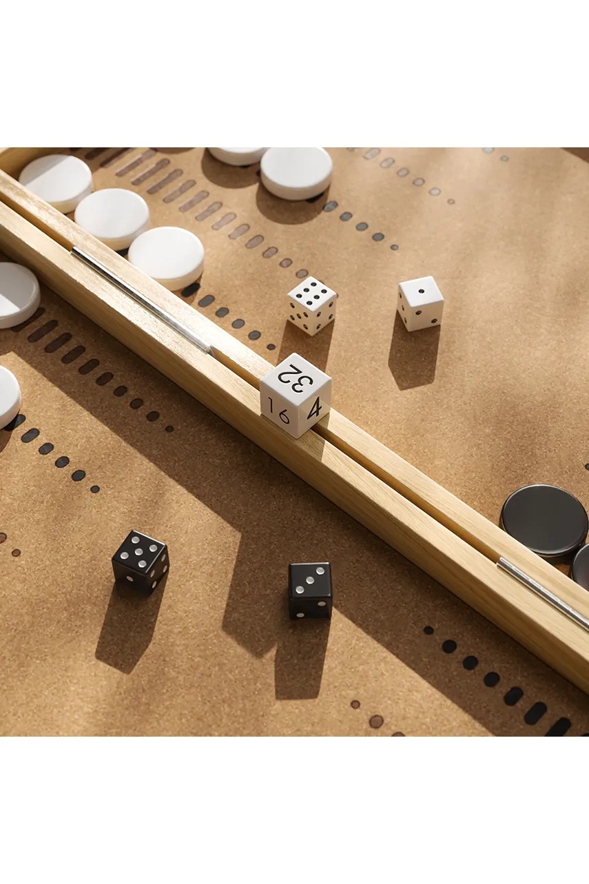 Επιτραπέζιο παιχνίδι Umbra Blitz Backgammon 14,75 x 9,6 x 2 φωτογραφία