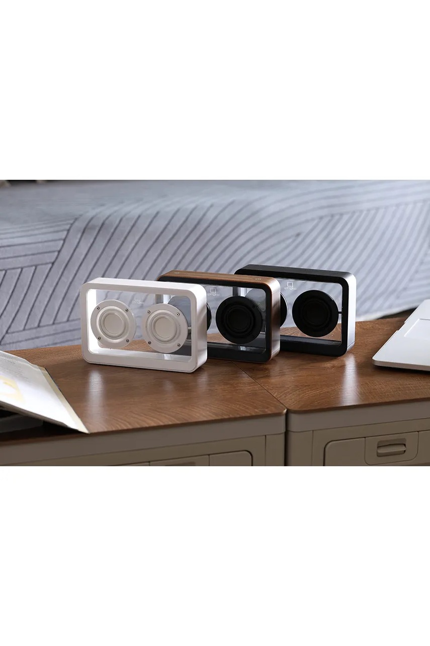 Ασύρματο ηχείο Gingko Design Mage See-through Speaker χρώμα: άσπρο φωτογραφία
