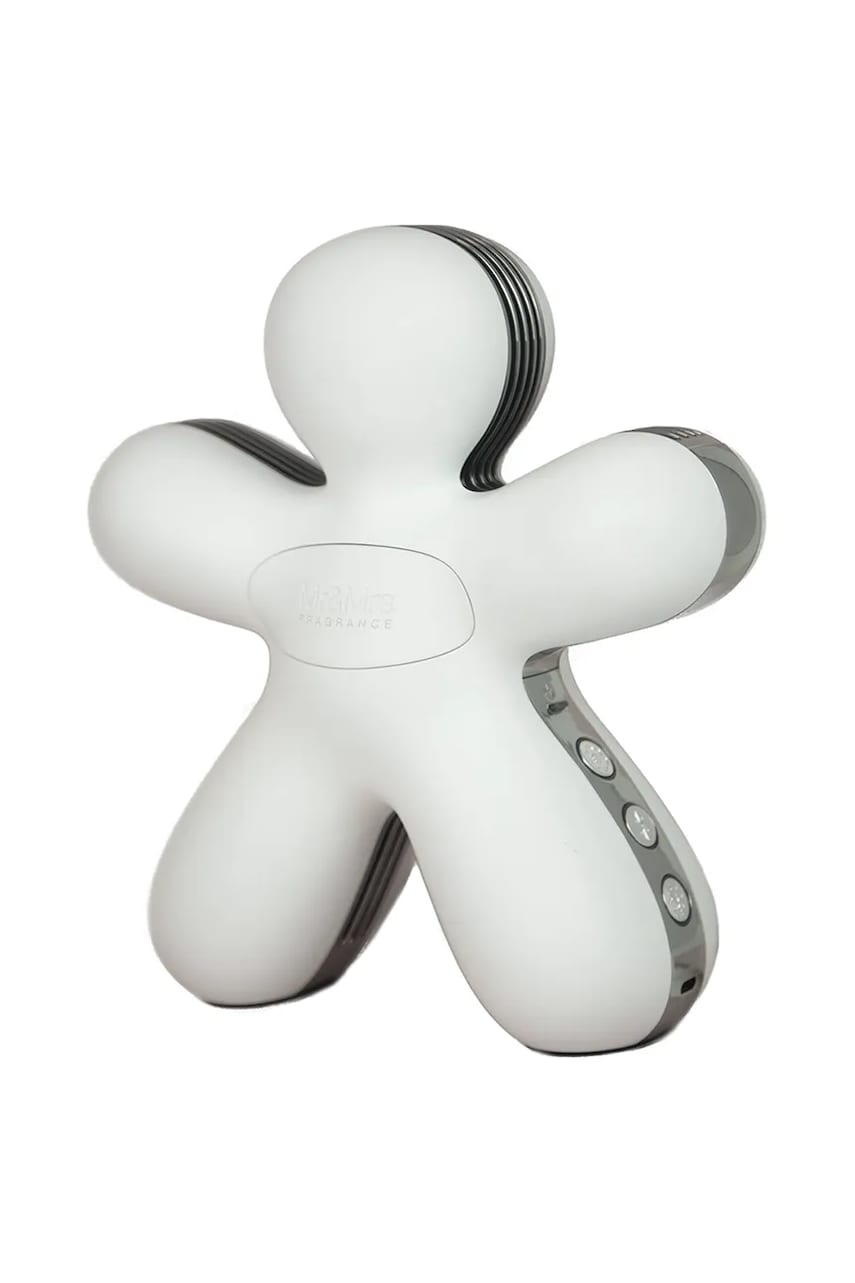 Mr & Mrs Fragrance odorizant electronic cu difuzor bluetooth 3 în 1 George culoarea gri Mr & Mrs Fragrance odorizant electronic cu difuzor bluetooth 3 în 1 George culoarea gri