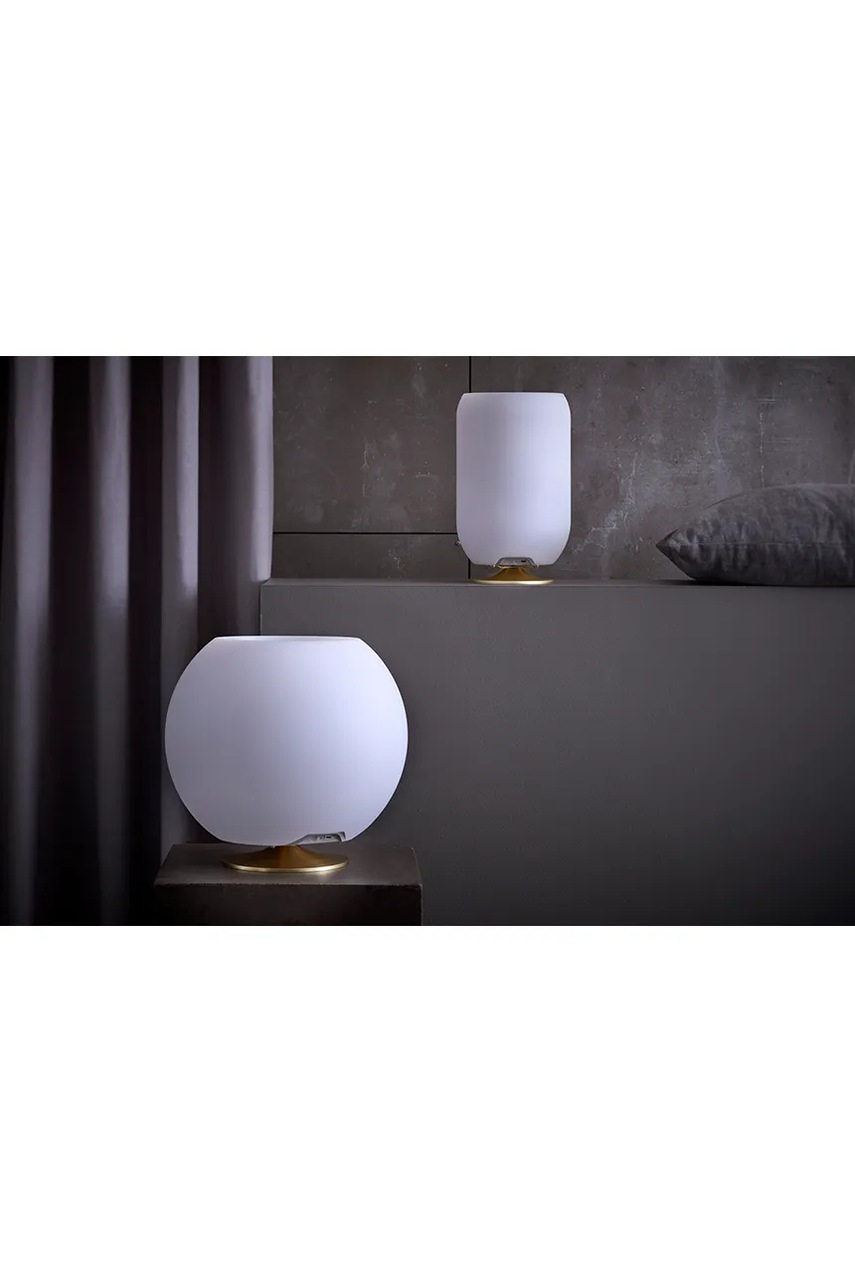 Λάμπα led με ηχείο και αποθήκευση Kooduu Atmos χρώμα: καφέ φωτογραφία