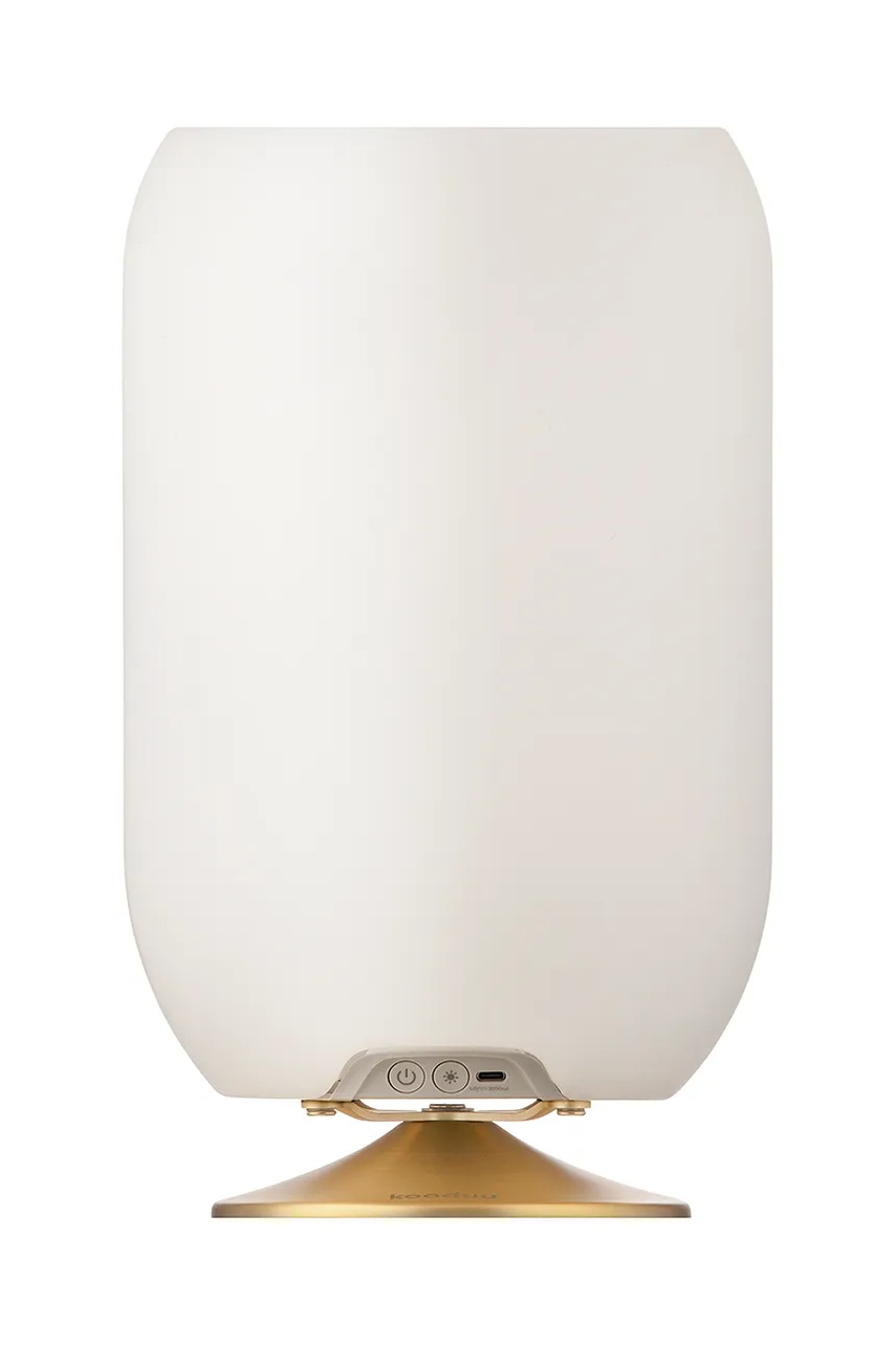 Λάμπα led με ηχείο και αποθήκευση Kooduu Atmos χρώμα: καφέ φωτογραφία