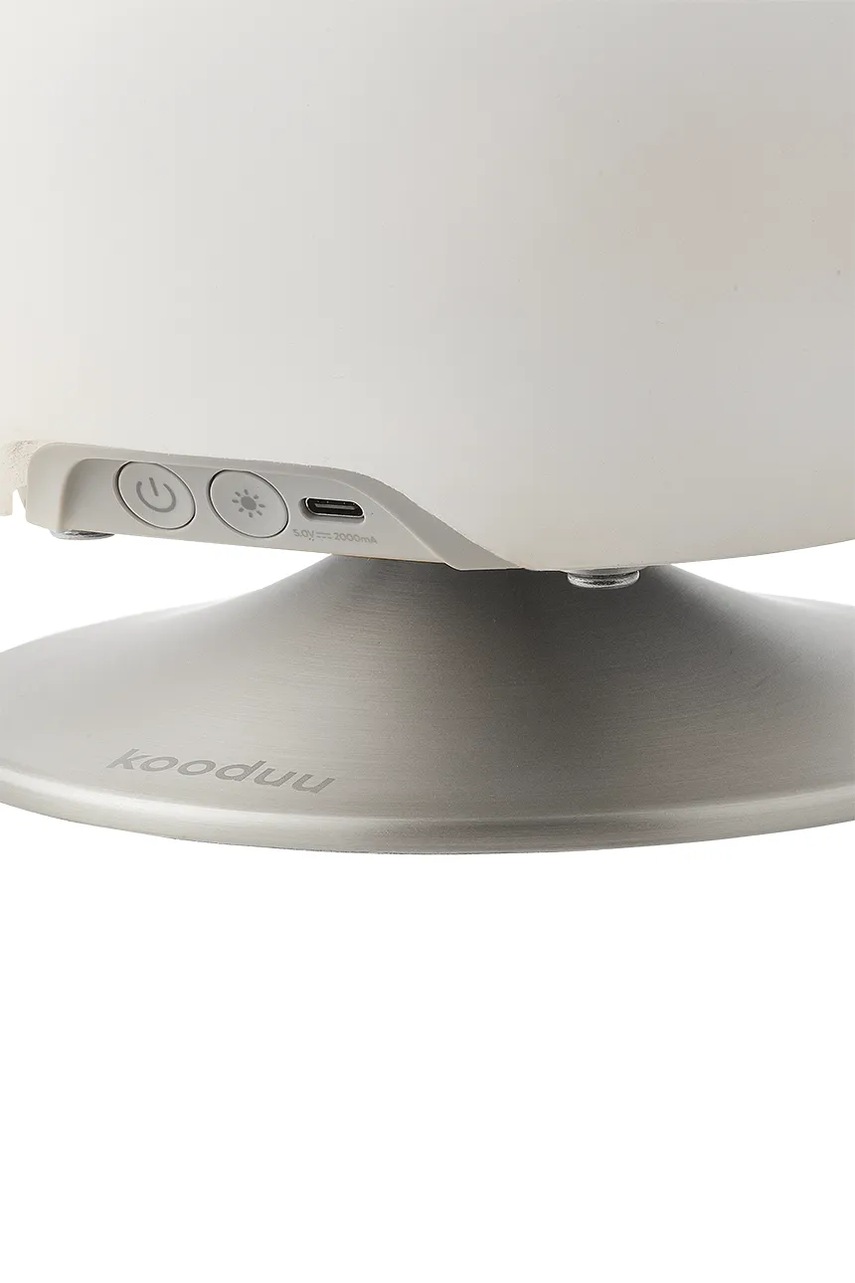 Λάμπα led με ηχείο και αποθήκευση Kooduu Atmos χρώμα: γκρι φωτογραφία