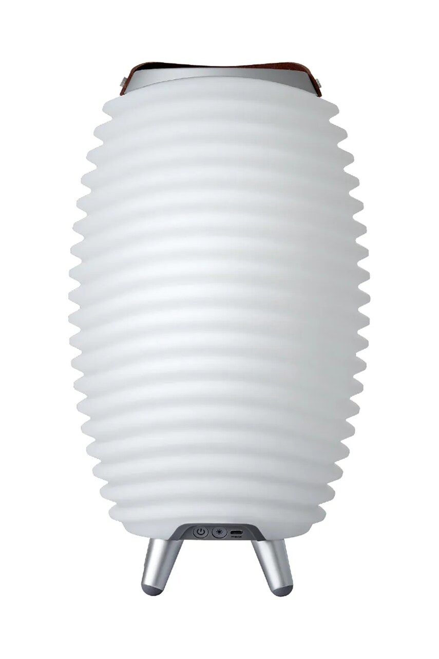Levně LED lampa s reproduktorem a úložným prostorem Kooduu Synergy 35 Stereo 2.0 bílá barva