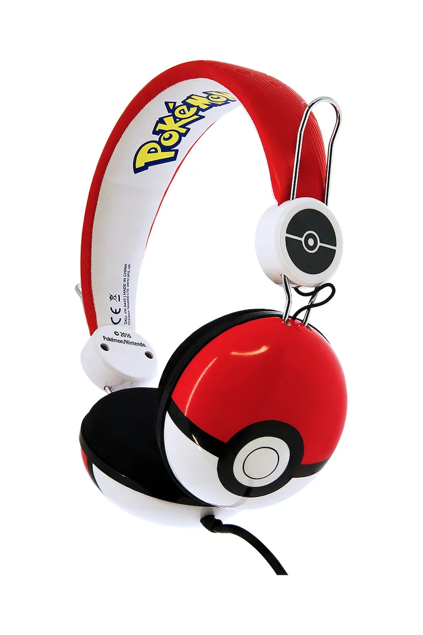 OTL căști on-ear pentru copii x Pokemon culoarea roșie