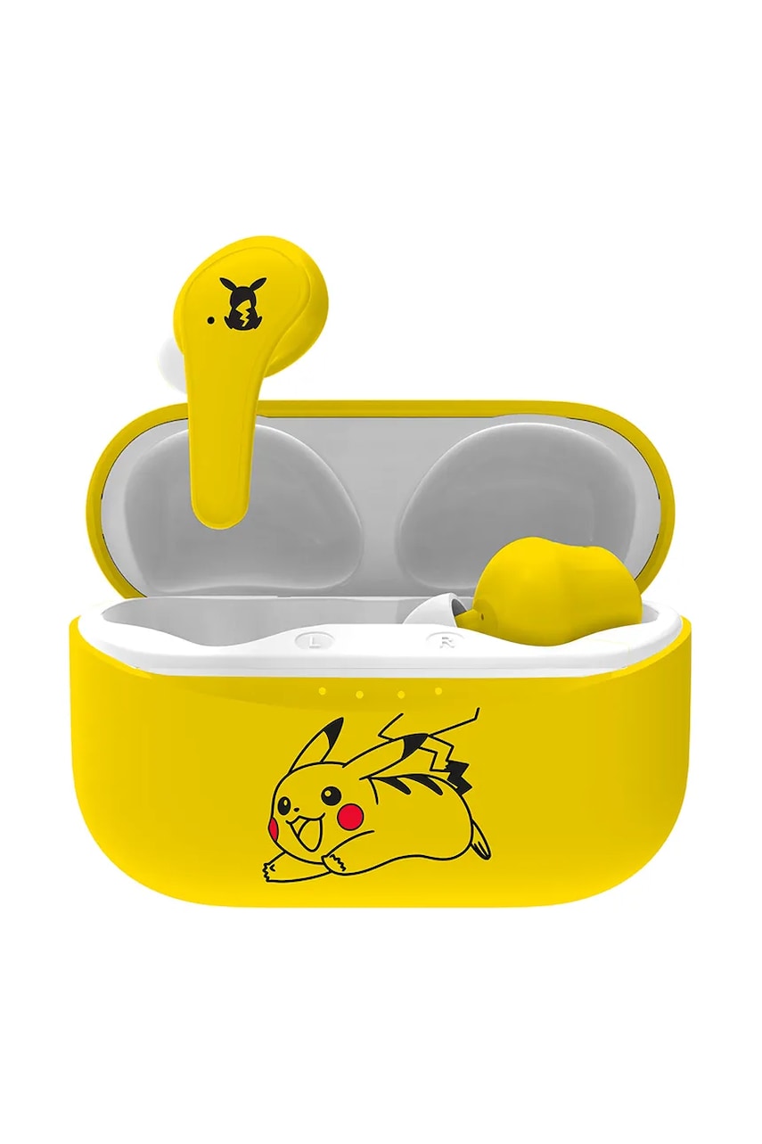 OTL căști wireless pentru copii, tip in-ear x Pokemon culoarea galben