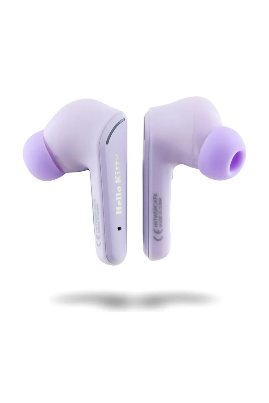 Ασύρματα ακουστικά in-ear Hello Kitty Hello Kitty O Glossy Finish χρώμα: μοβ φωτογραφία