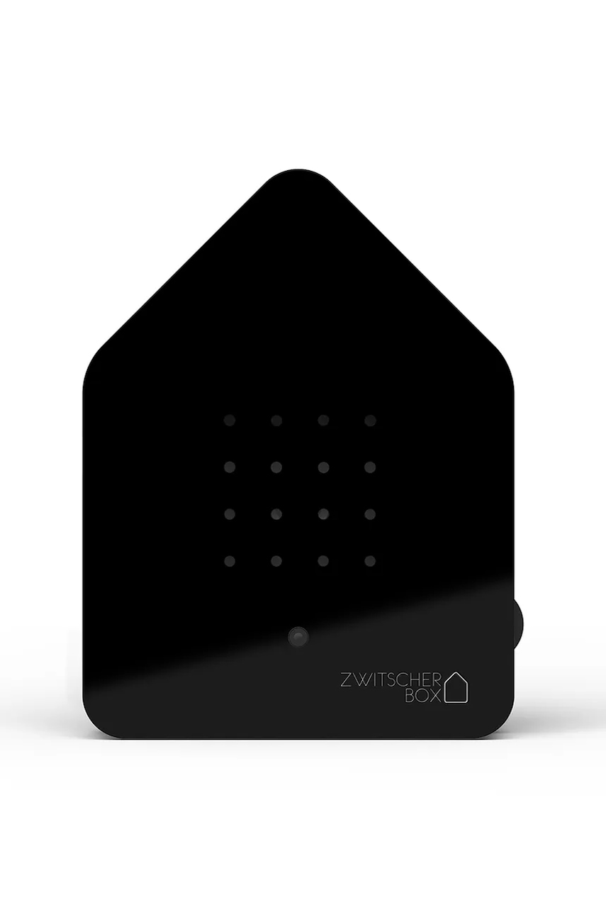 Relaxound o căsuță cu sunete liniștitoare ale naturii Leśna Polana 16 cm culoarea negru