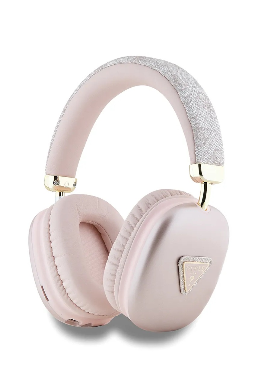 Guess słuchawki nauszne bezprzewodowe kolor różowy