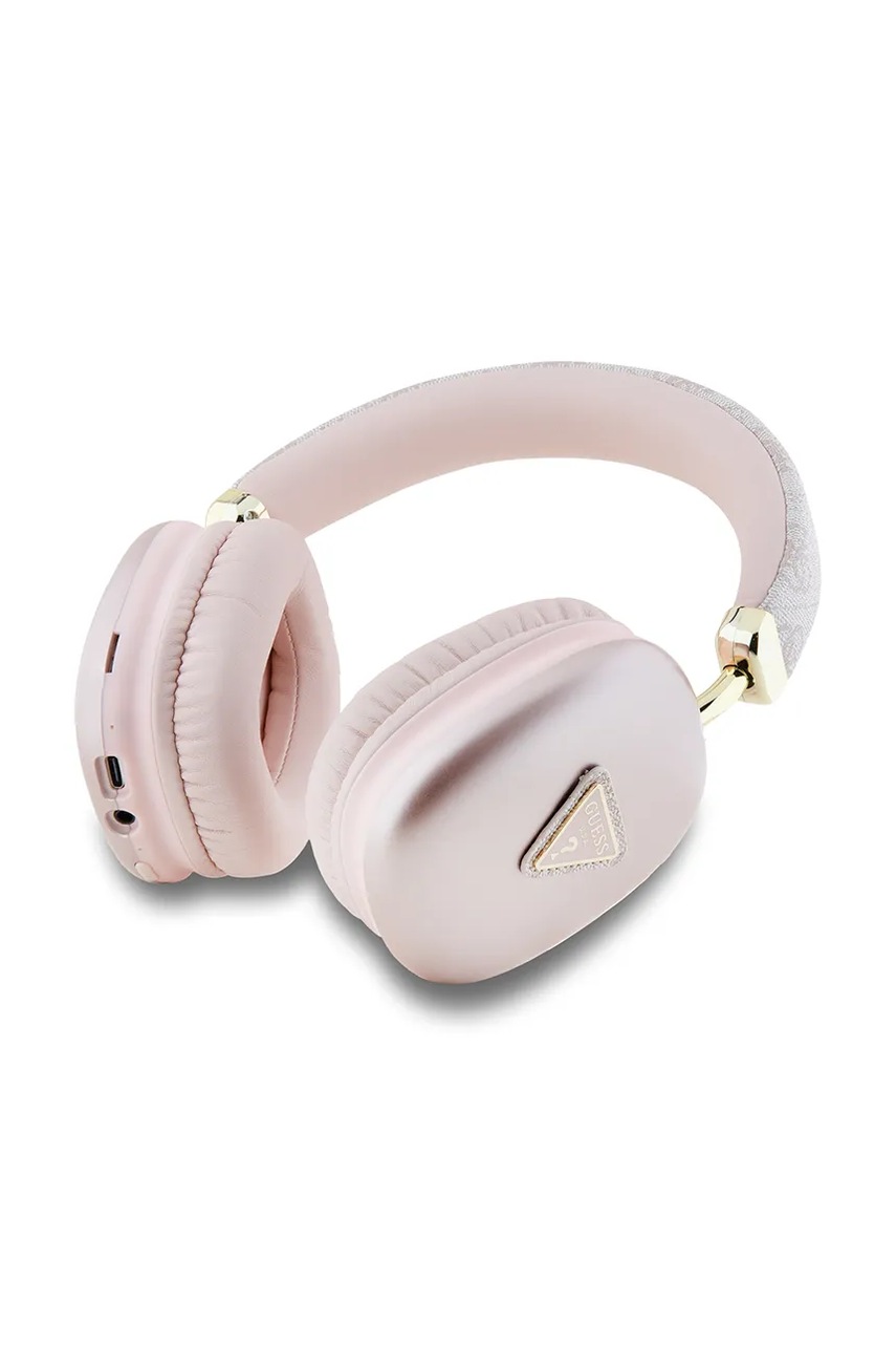 Беспроводные наушники Guess цвет розовый