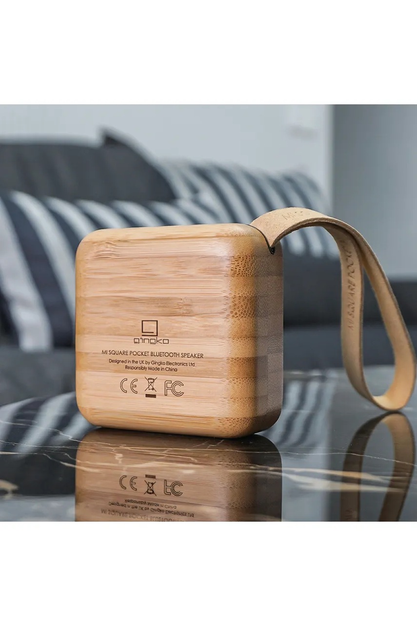 Ασύρματο ηχείο Gingko Design Mi Square Pocket Speaker 7 x 7 x 2,8 cm φωτογραφία