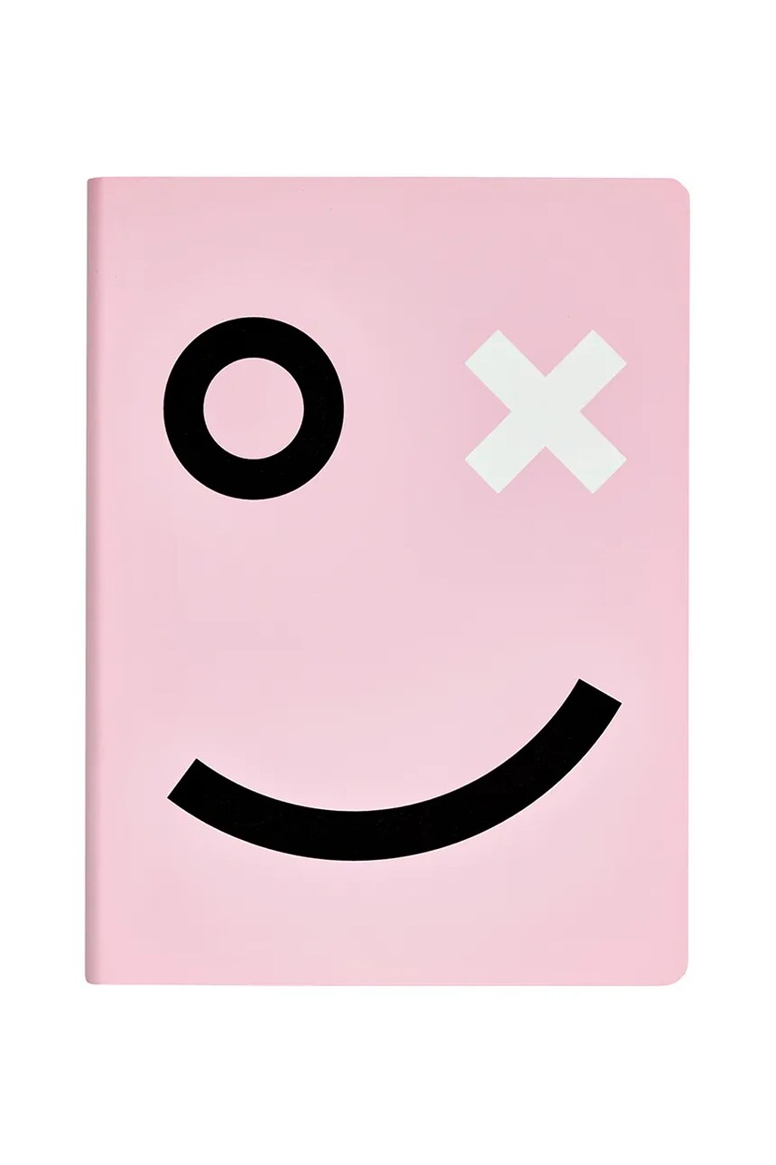 Nuuna caiet Graphic S culoarea roz