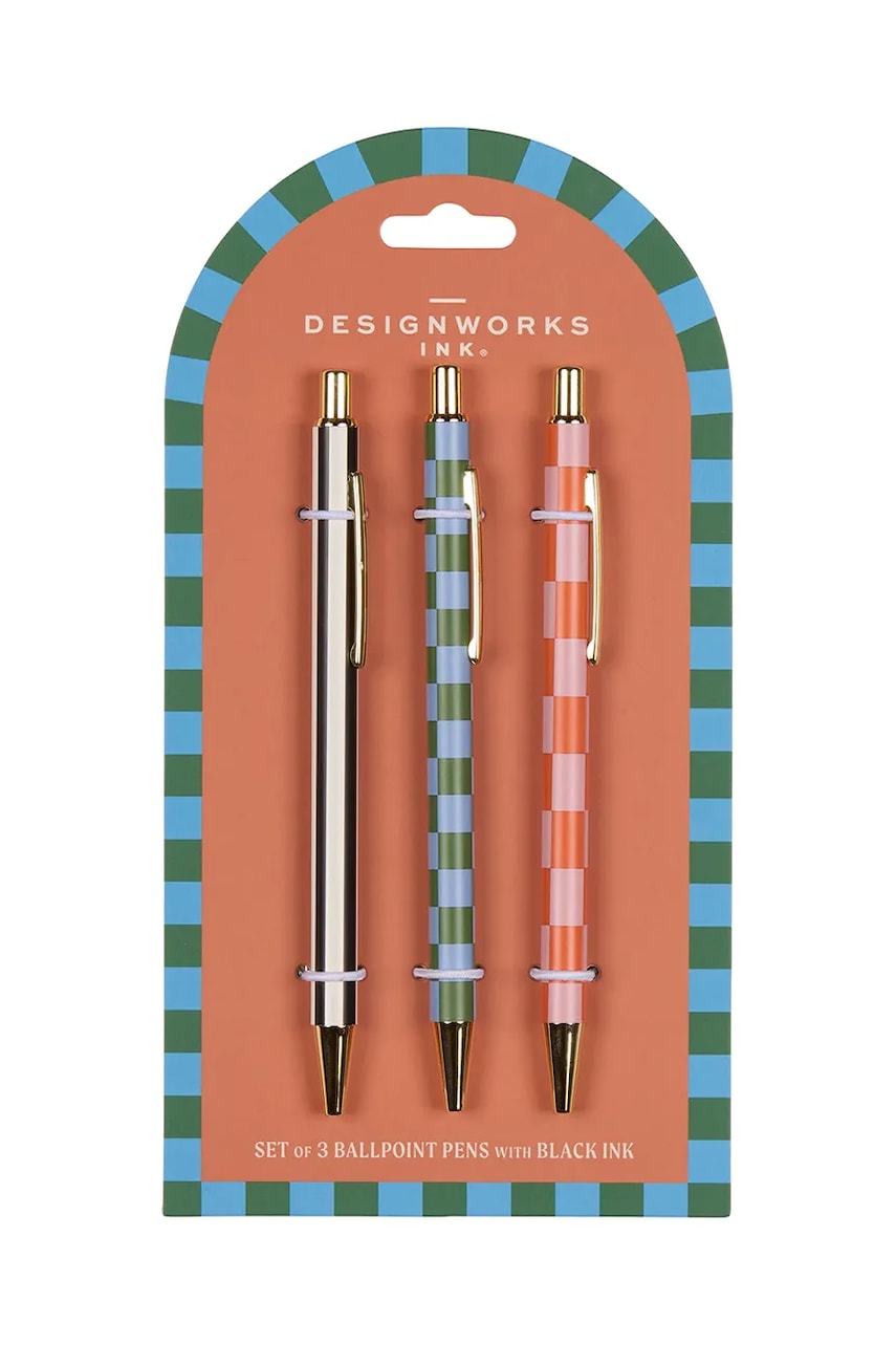 Designworks Ink set de pixuri Stripes & Checks 3-pack