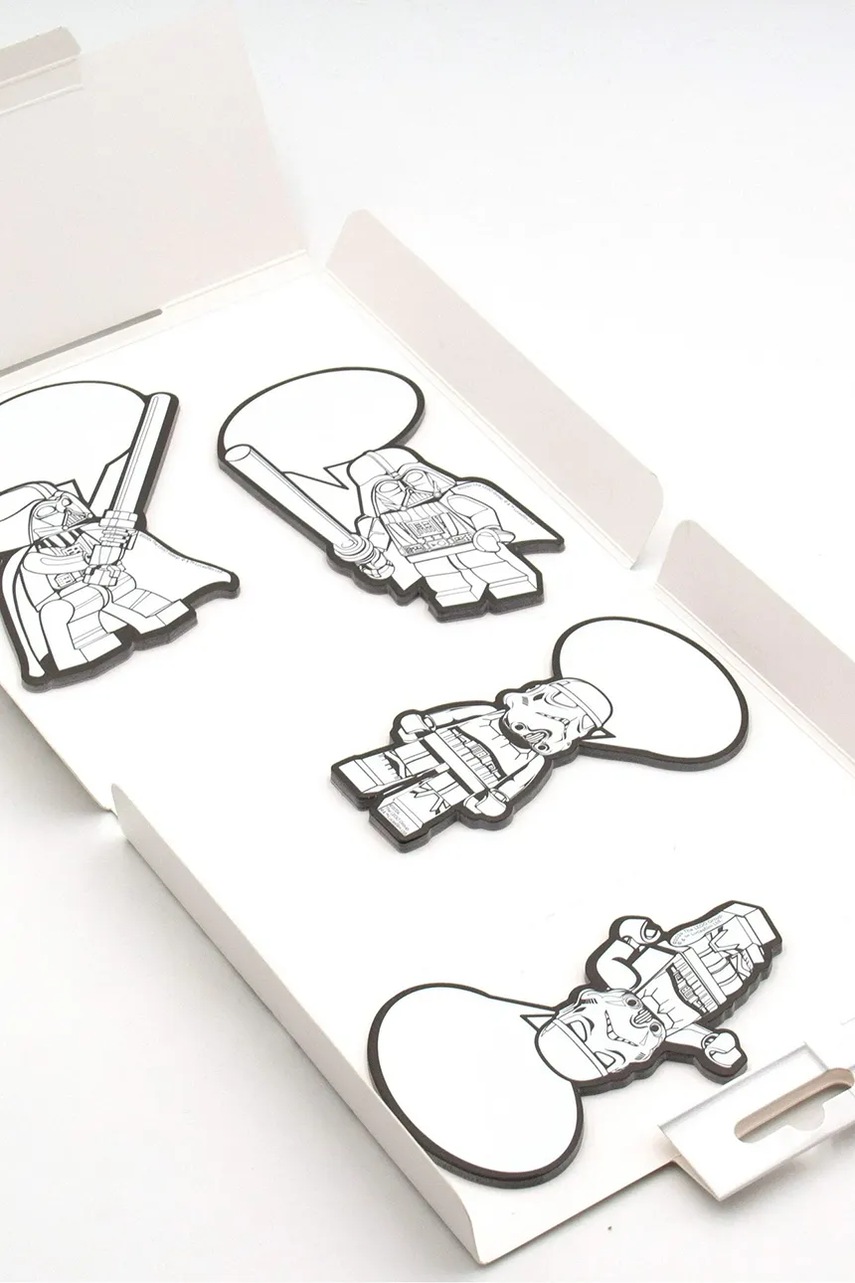 Самоклеящиеся стикеры для заметок Lego Darth Vader